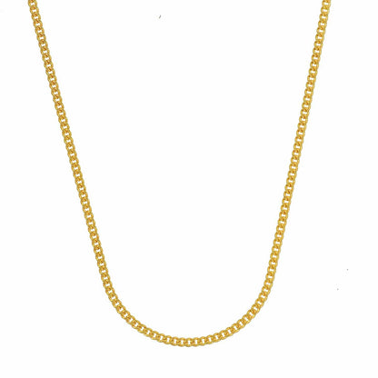 Goldkette Panzerkette Länge 55cm - Breite 1,2mm - 333-8 Karat Gold
