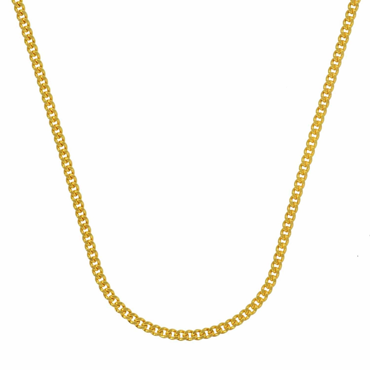 Goldkette Panzerkette Länge 45cm - Breite 1,4mm - 333-8 Karat Gold