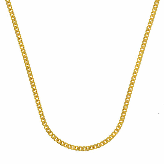 Goldkette Panzerkette Länge 55cm - Breite 1,4mm - 333-8 Karat Gold .