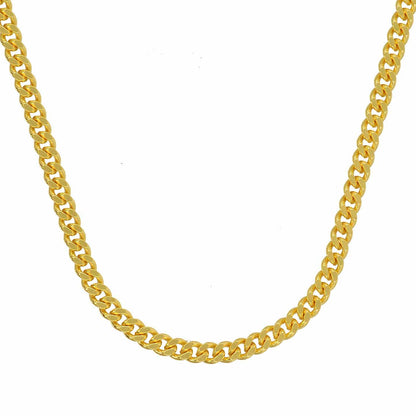 Goldkette Panzerkette Länge 60cm - Breite 2,1mm - 333-8 Karat Gold
