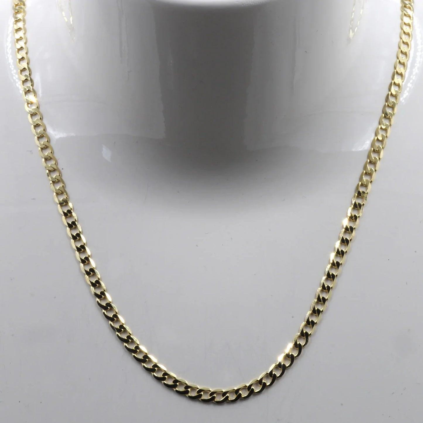 Goldkette Panzerkette Länge 50cm - Breite 2,6mm - 333-8 Karat Gold