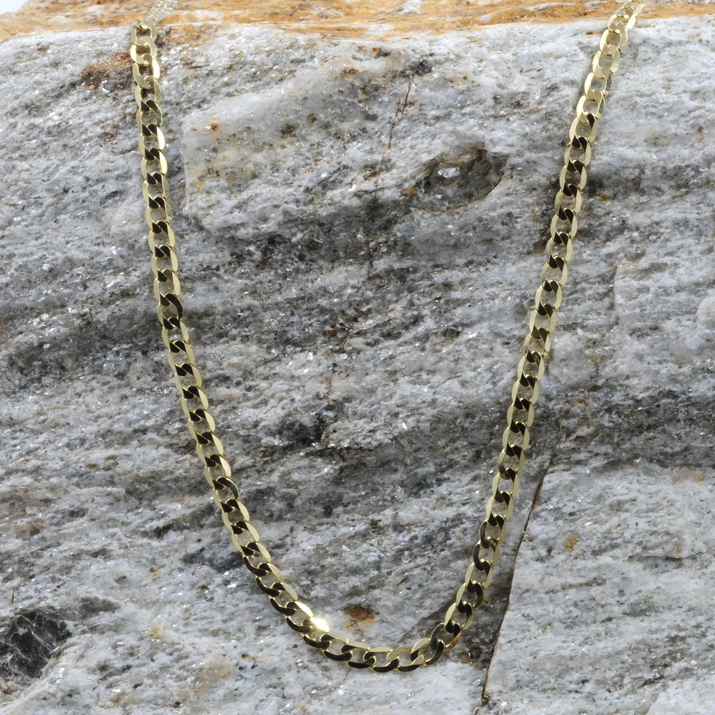 Goldkette Panzerkette Länge 55cm - Breite 2,6mm - 333-8 Karat Gold