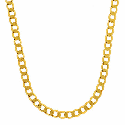 Goldkette Panzerkette Länge 45cm - Breite 3,1mm - 333-8 Karat Gold
