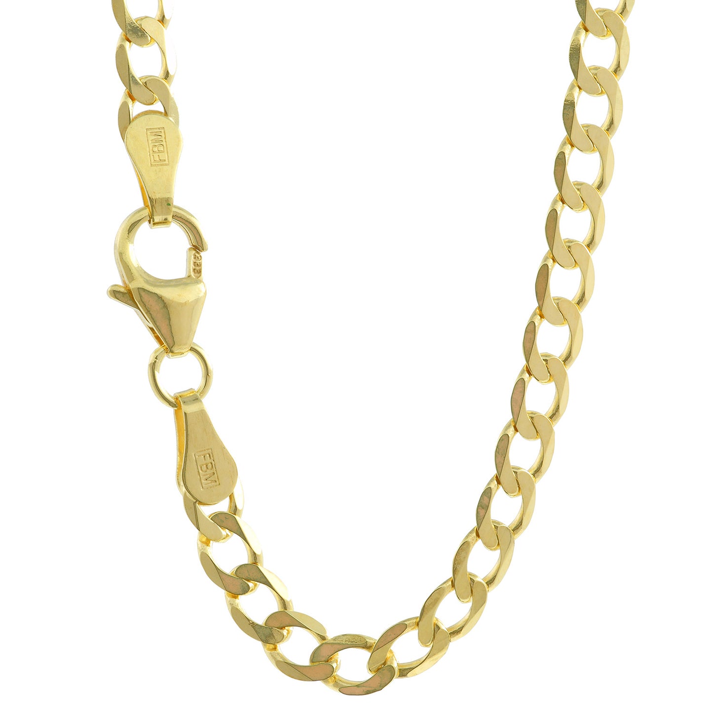 Goldkette Panzerkette Länge 45cm - Breite 3,1mm - 333-8 Karat Gold