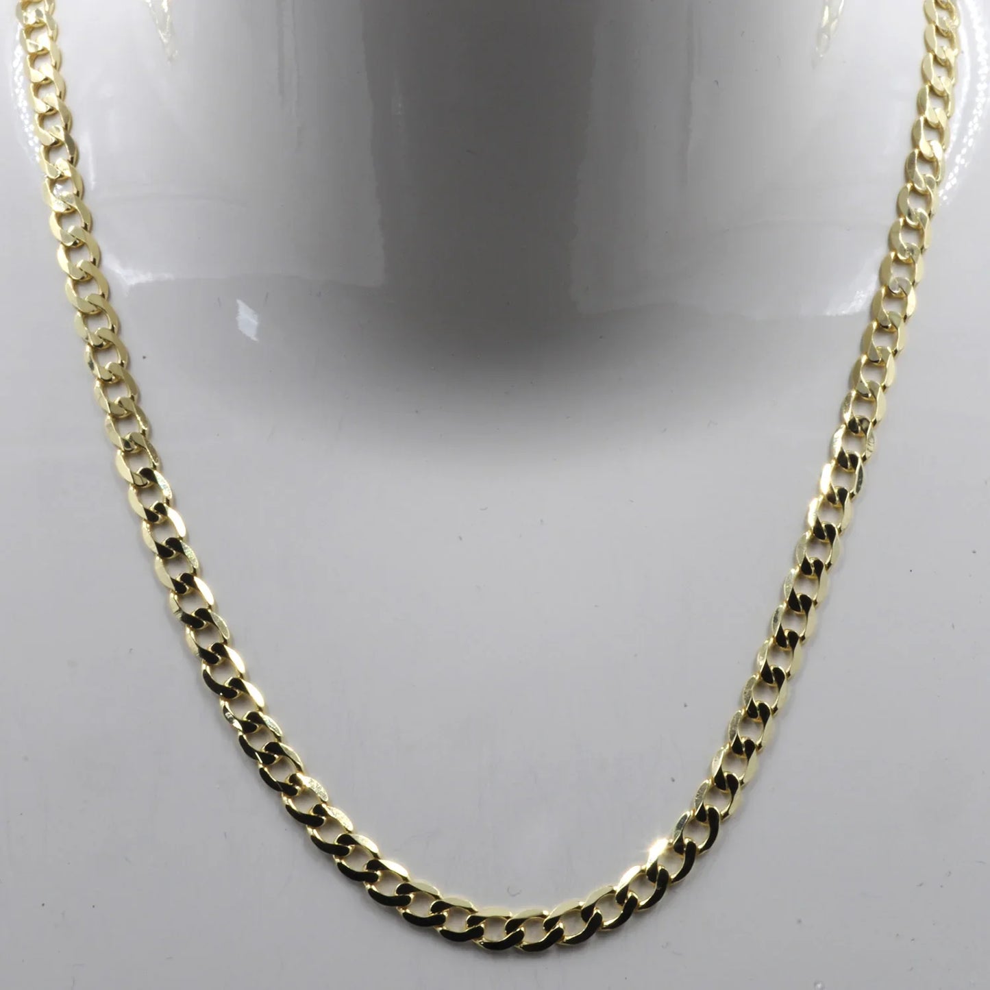 Goldkette Panzerkette Länge 70cm - Breite 3,1mm - 333-8 Karat Gold