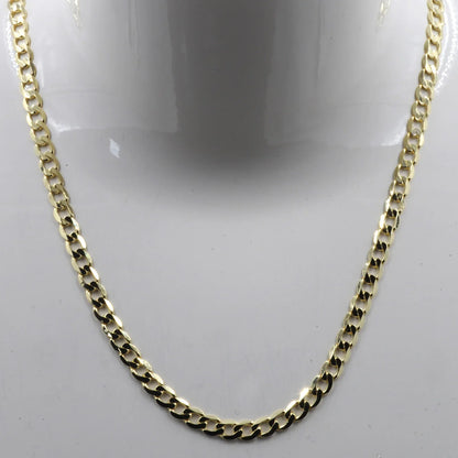 Goldkette Panzerkette Länge 70cm - Breite 3,1mm - 333-8 Karat Gold