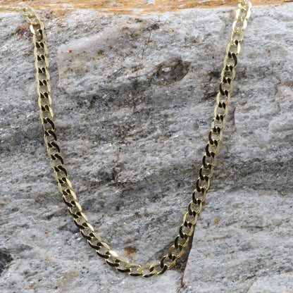 Goldkette Panzerkette Länge 70cm - Breite 3,1mm - 333-8 Karat Gold