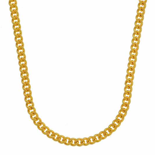 2,1 mm 55 cm 585 - 14 Karat Gold Halskette Panzerkette massiv Gold hochwertige Goldkette  7,8 g