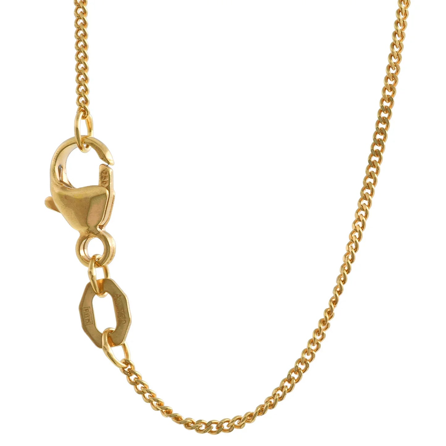 Goldkette Panzerkette Länge 40cm - Breite 1,1mm - 750-18 Karat Gold