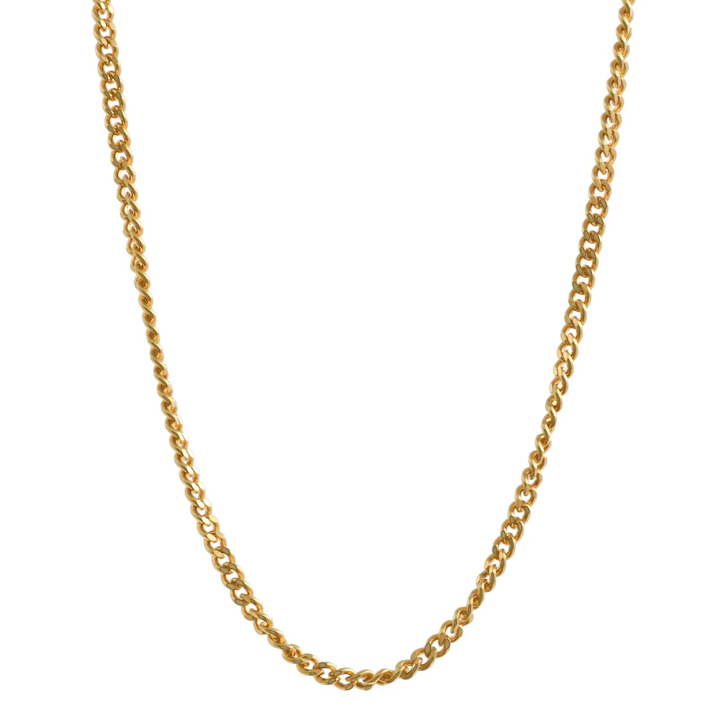 Goldkette Panzerkette Länge 40cm - Breite 1,1mm - 750-18 Karat Gold