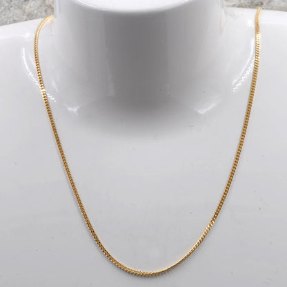 Goldkette Panzerkette Länge 55cm - Breite 1,4mm - 750-18 Karat Gold