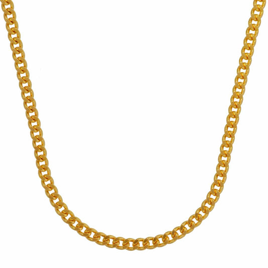 Goldkette Panzerkette Länge 42cm - Breite 1,7mm - 750-18 Karat Gold