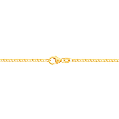 Edle massive Goldkette Panzerkette Halskette aus 333 - 8 Karat Gold