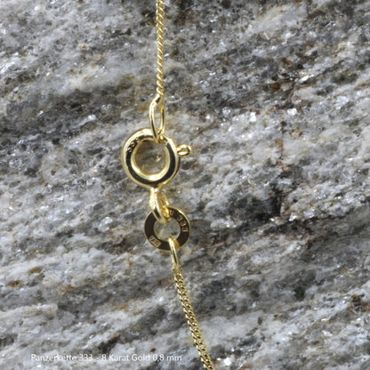 Edle massive Goldkette Panzerkette Halskette aus 333 - 8 Karat Gold