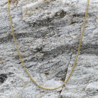 Edle massive Goldkette Panzerkette Halskette aus 333 - 8 Karat Gold
