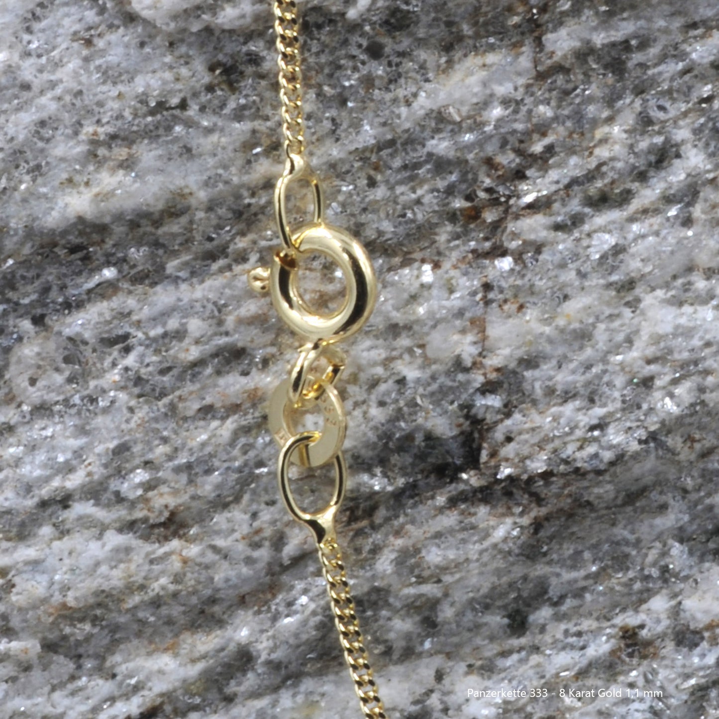 Edle massive Goldkette Panzerkette Halskette aus 333 - 8 Karat Gold