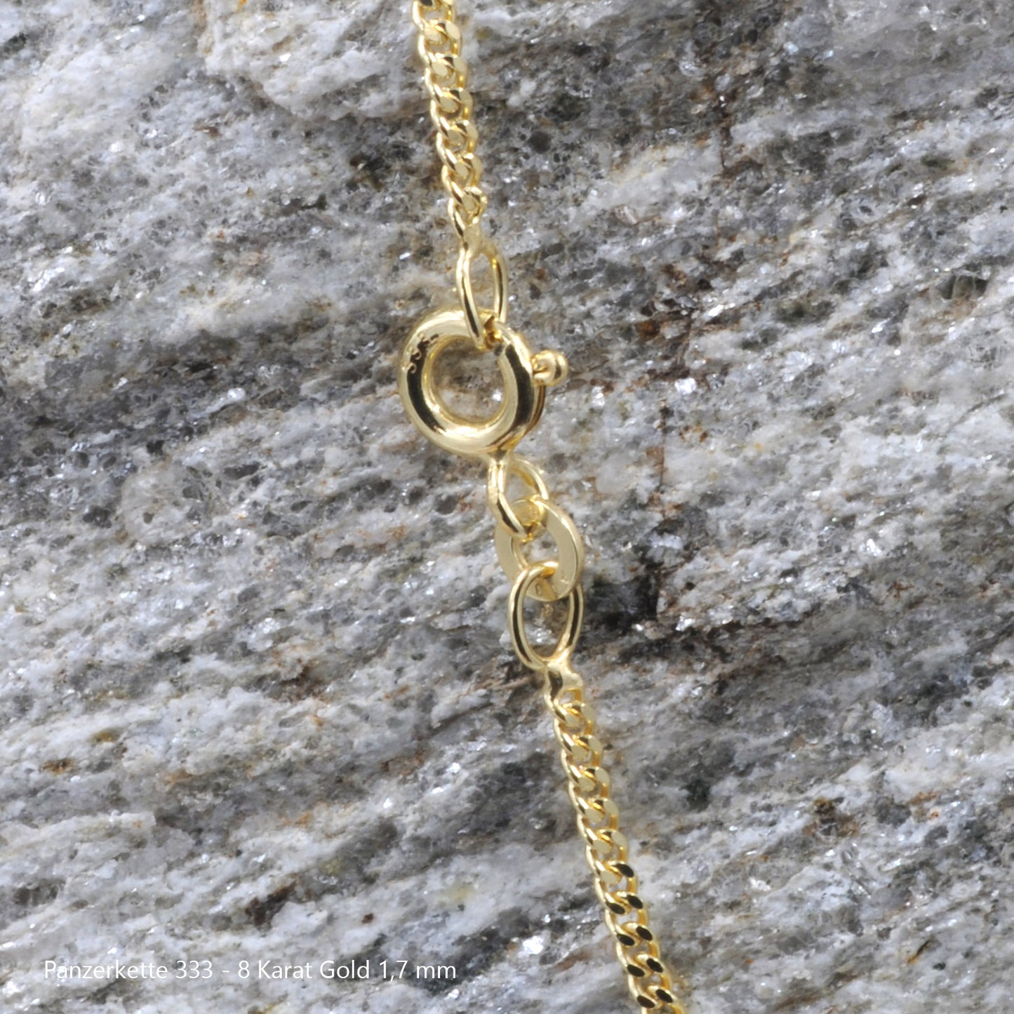 Edle massive Goldkette Panzerkette Halskette aus 333 - 8 Karat Gold