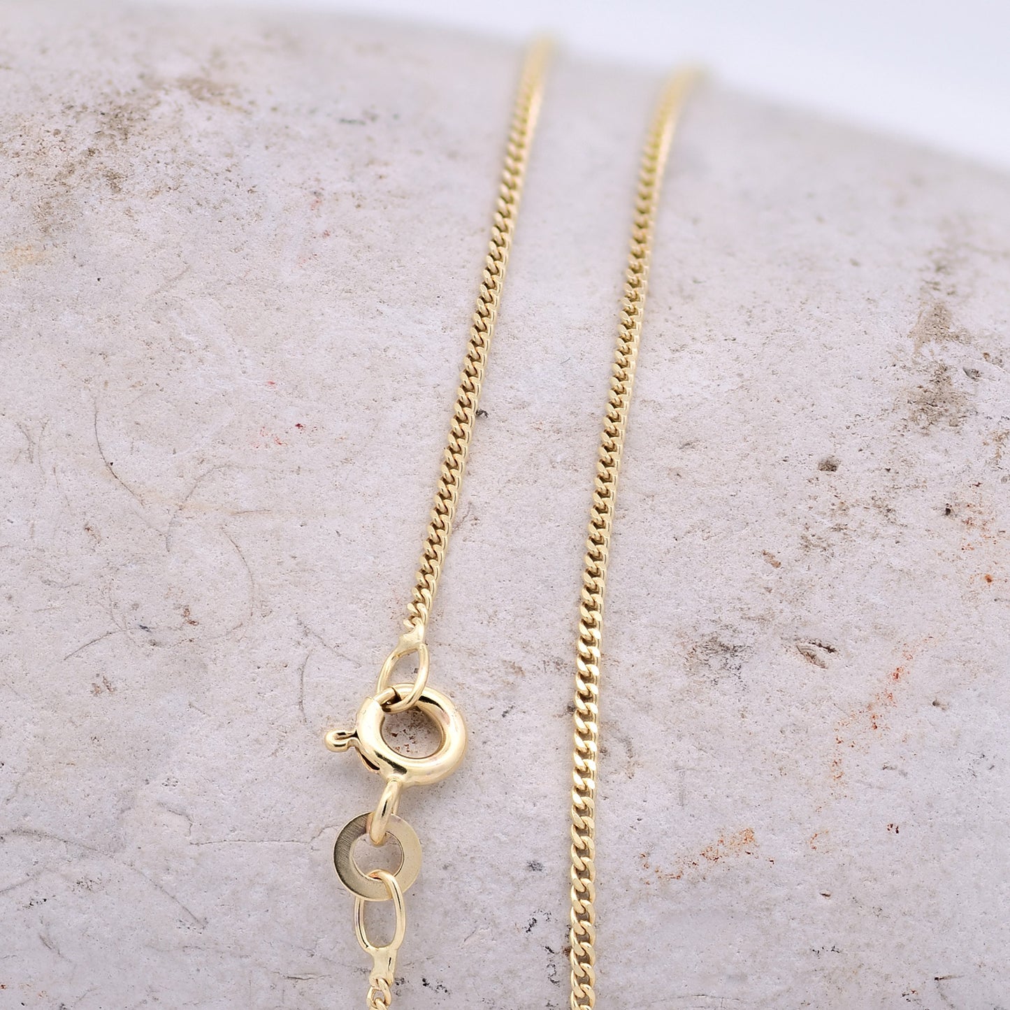 Edle massive Goldkette Panzerkette Halskette aus 333 - 8 Karat Gold