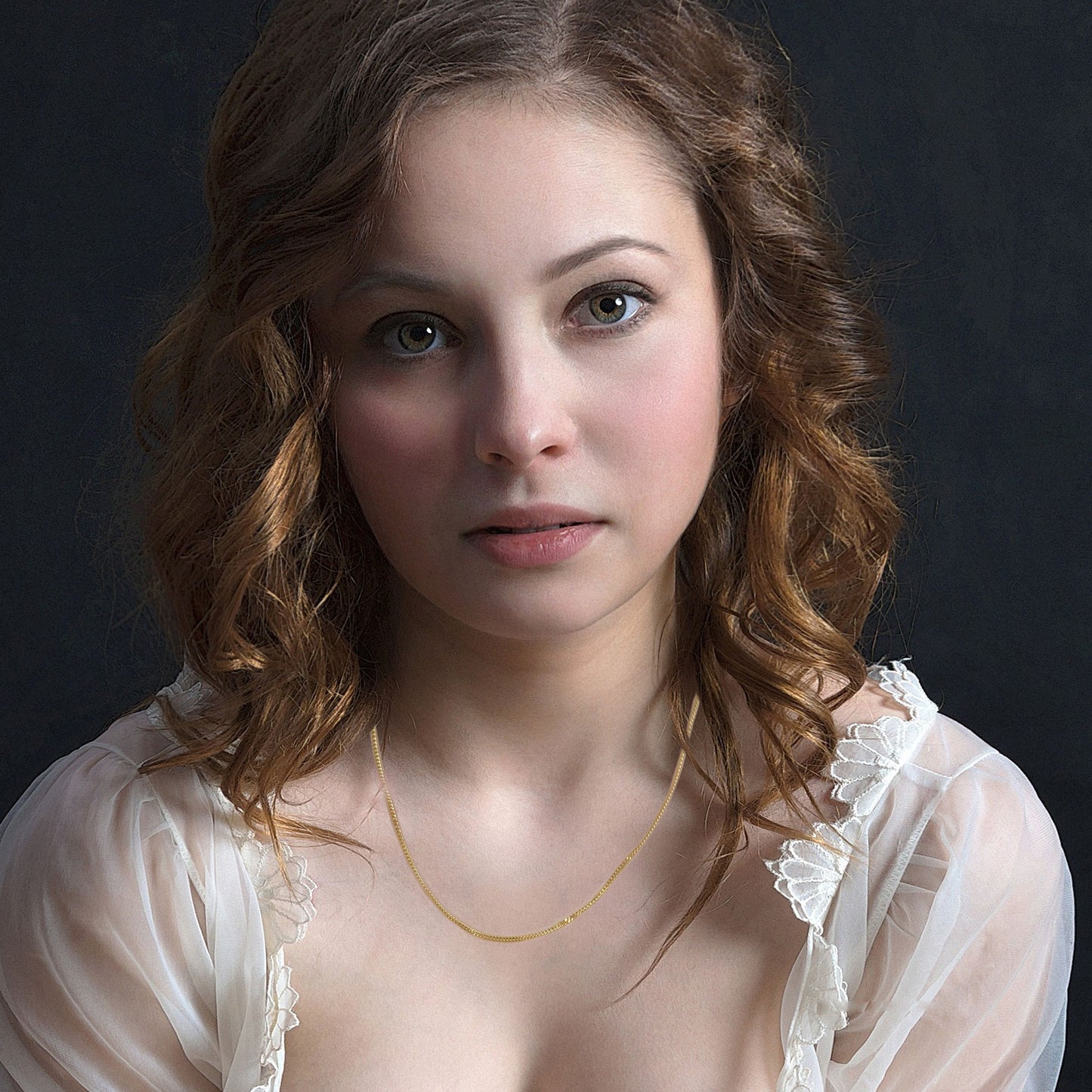 Edle massive Goldkette Panzerkette Halskette aus 333 - 8 Karat Gold