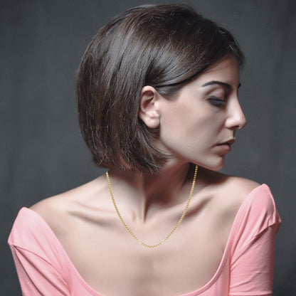 Edle massive Goldkette Panzerkette Halskette aus 333 - 8 Karat Gold