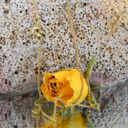 Edle feine dünne filigrane Goldkette Halskette  echt 333 -8 Karat Gold