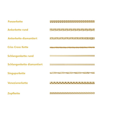 Edle feine dünne filigrane Goldkette Halskette  echt 333 -8 Karat Gold