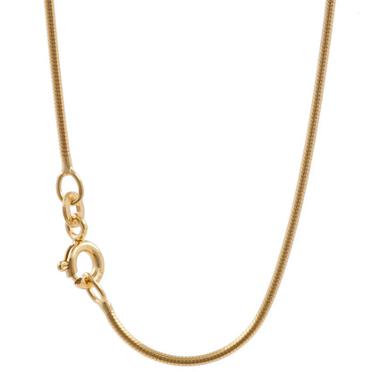 Edle Massive Goldkette Schlangenkette rund Halskette 333- 8 Karat Gold