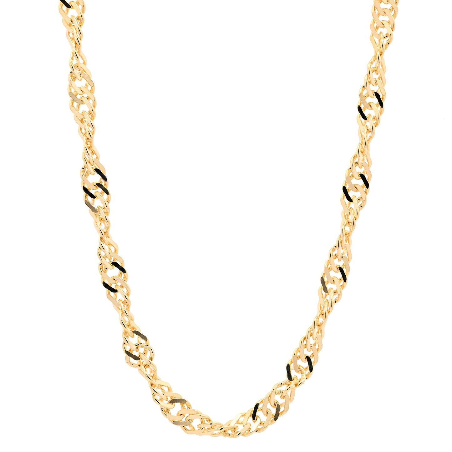 Goldkette Singapurkette Halskette Breite 1,7 mm echt 585-14 Karat Gold