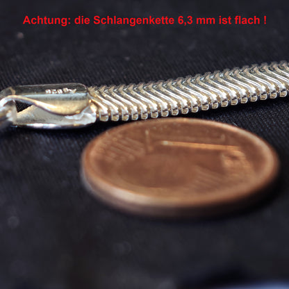 Schlangenkette Halskette  925 Sterlingsilber Auswahl