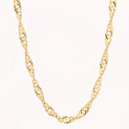 Singapurkette Halskette  333 - 8 Karat Gold Auswahl