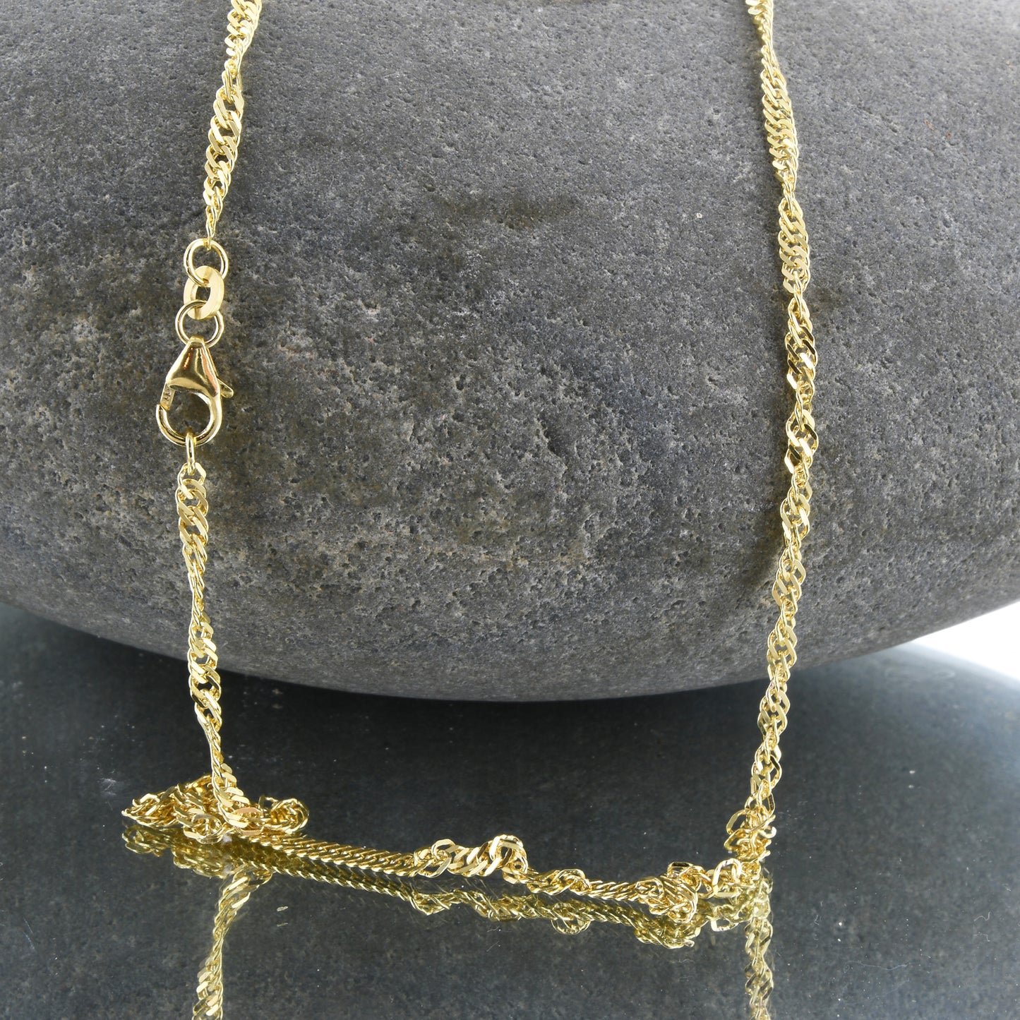 Singapurkette Halskette  333 - 8 Karat Gold Auswahl