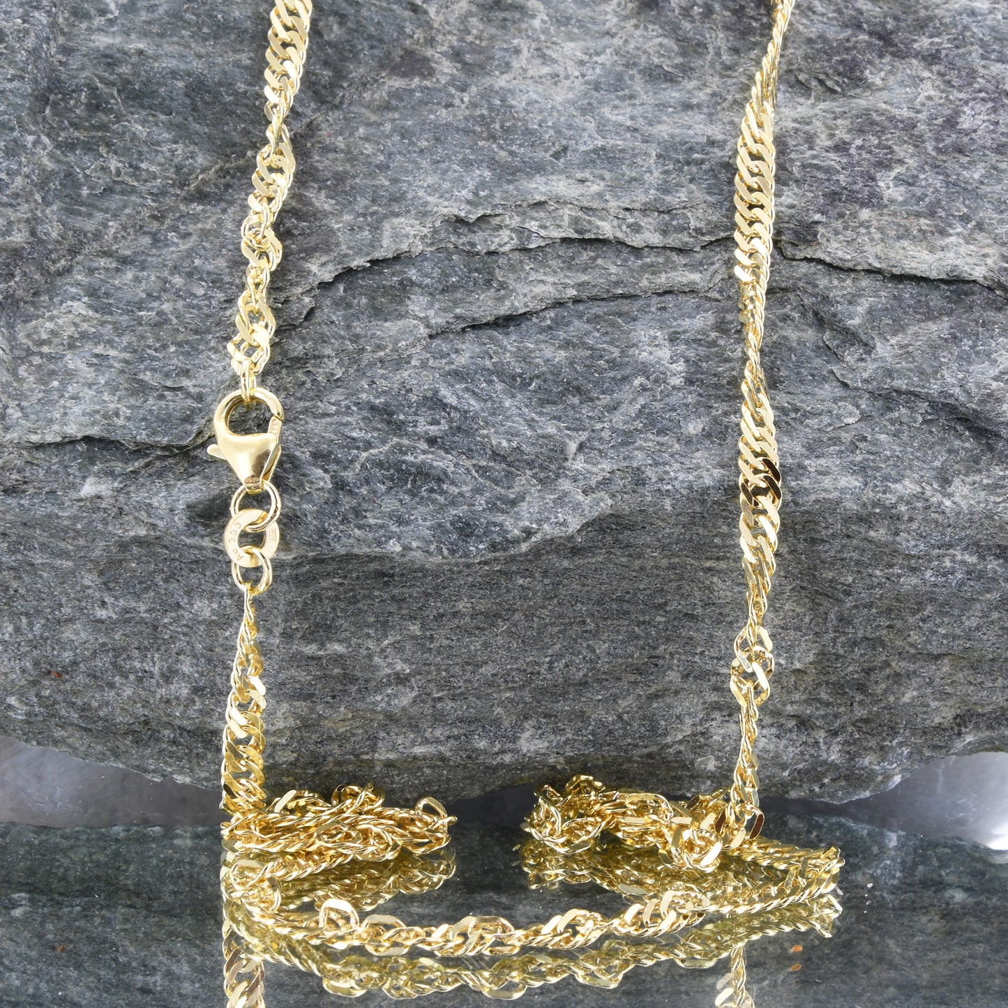 Singapurkette Halskette  333 - 8 Karat Gold Auswahl