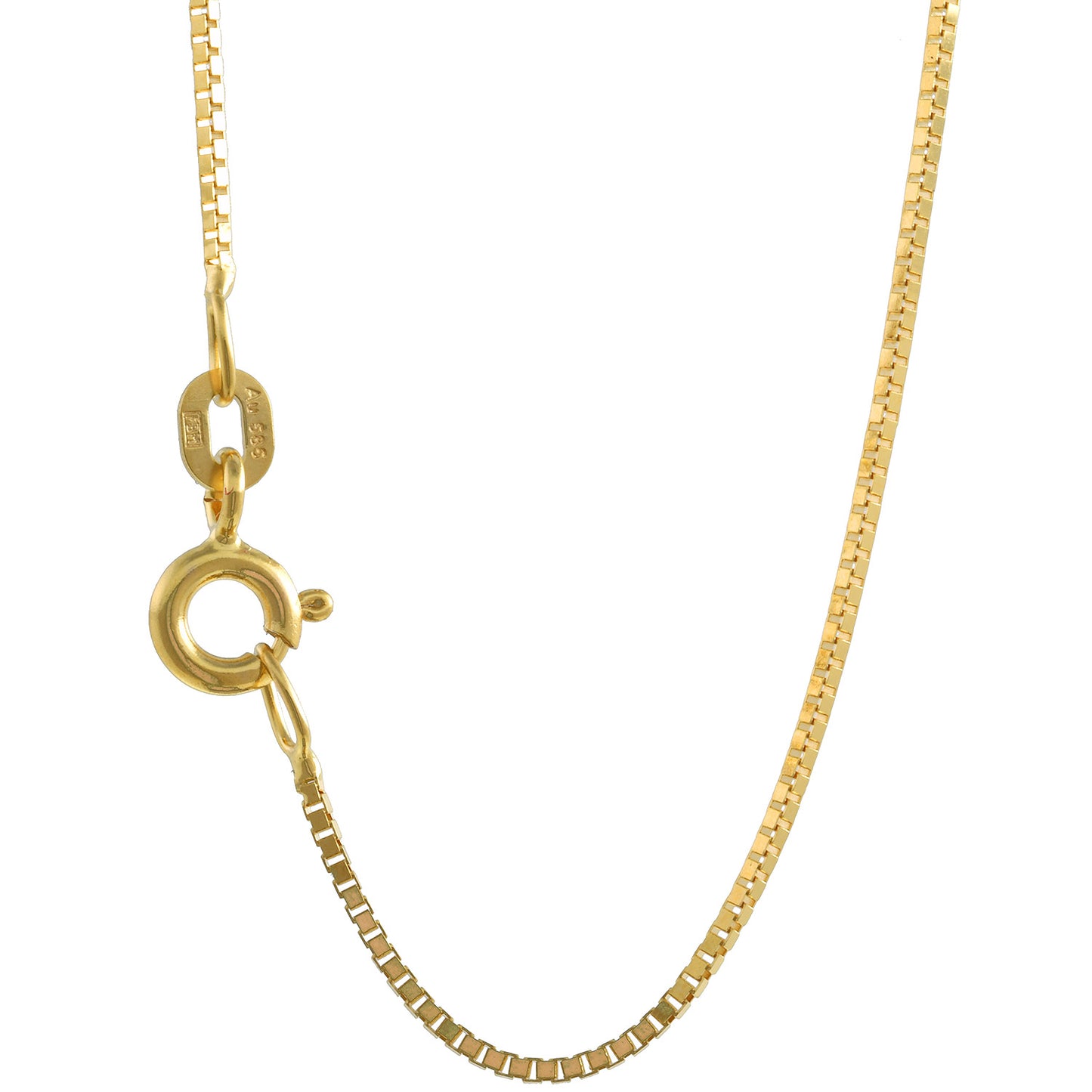 Goldkette Venezianerkette Halskette Breite 0,8 mm - 333-8 Karat Gold