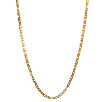 Goldkette Venezianerkette Halskette Breite 0,8 mm - 333-8 Karat Gold