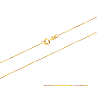 Goldkette Venezianerkette Halskette Breite 0,9 mm - 333-8 Karat Gold