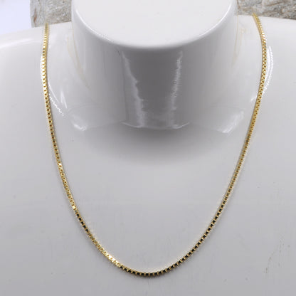 Goldkette Venezianerkette Halskette Breite 1,2 mm - 333-8 Karat Gold