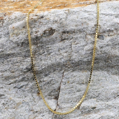 Goldkette Venezianerkette Halskette Breite 1,2 mm - 333-8 Karat Gold