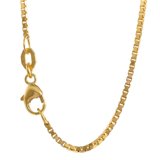 Goldkette Venezianerkette Halskette Breite 1,2 mm - 750-18 Karat Gold