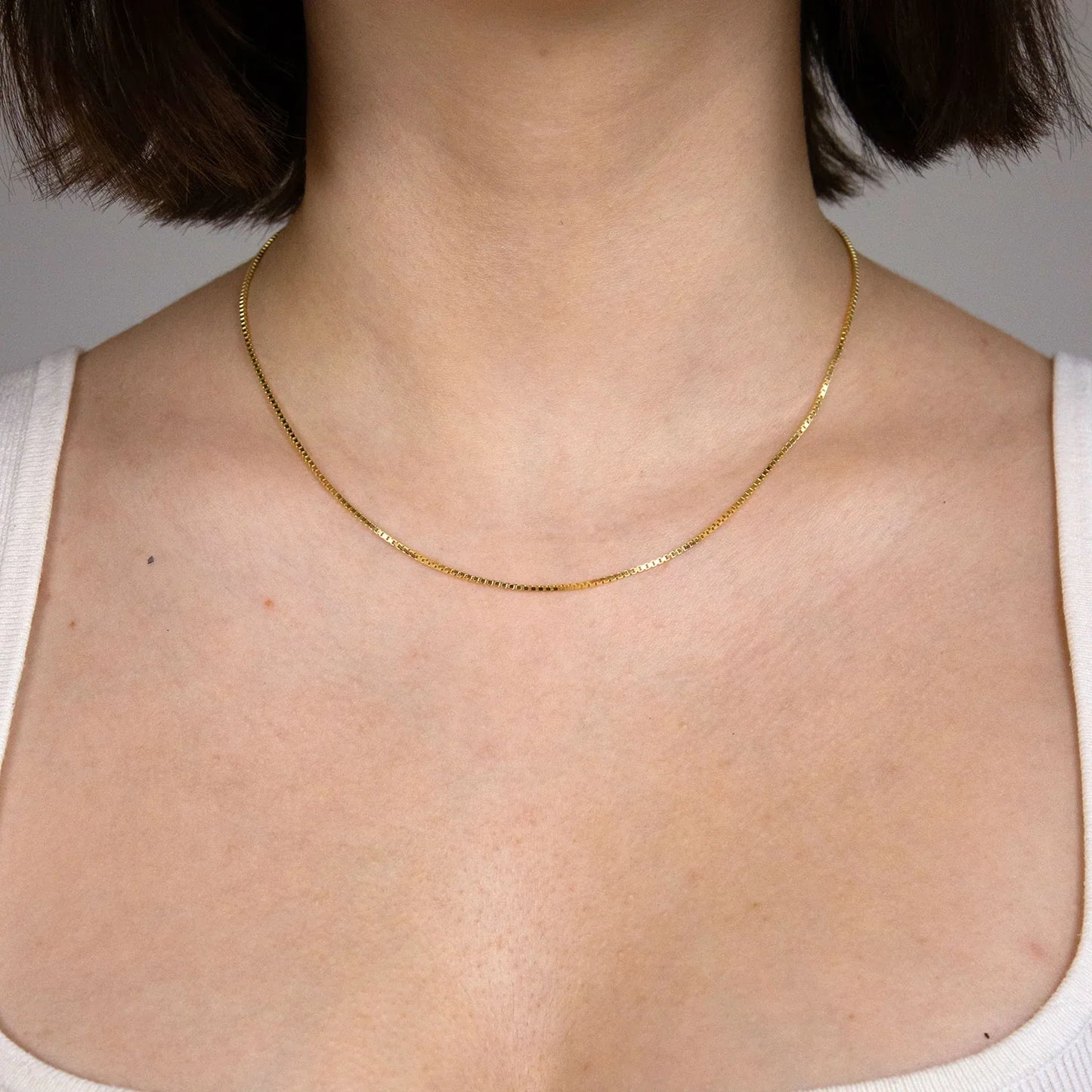 Goldkette Venezianerkette Halskette Breite 1,2 mm - 750-18 Karat Gold