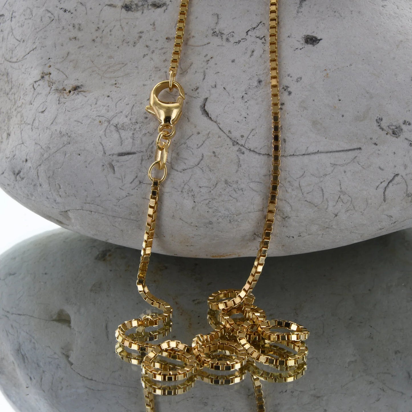 Goldkette Venezianerkette Halskette Breite 1,4 mm - 750-18 Karat Gold