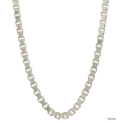 Silberkette Echt 925 Sterlingsilber Venezianerkette Silber Halskette - Damenkette und Herrenkette Made in Germany