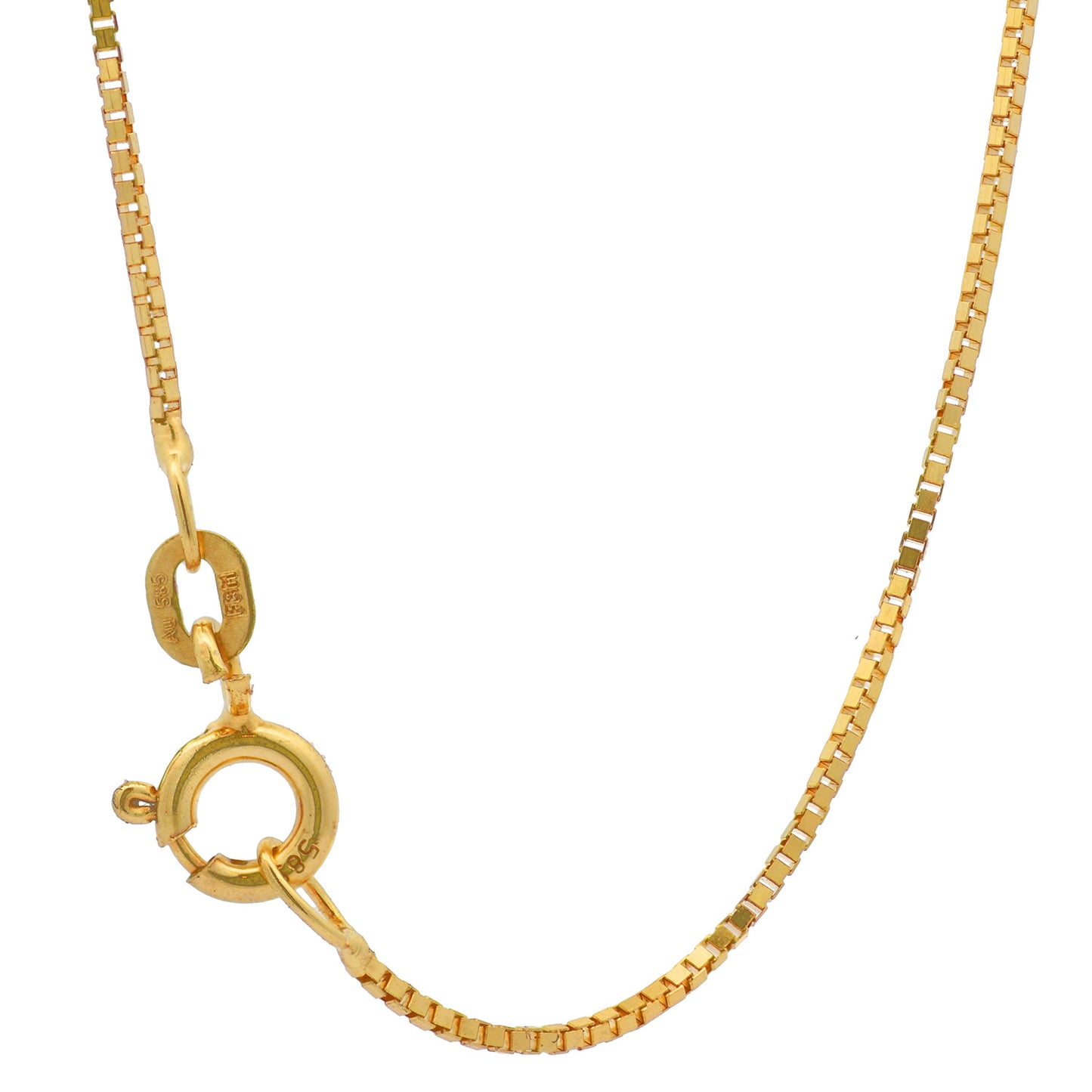 Edle Venezianerkette Halskette  585 - 14 Karat Gold Juwelier Qualität