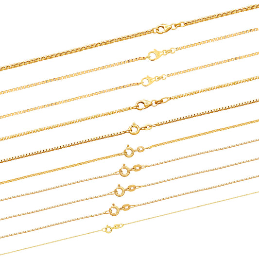 Venezianerkette Halskette  333 - 8 Karat Gold Auswahl