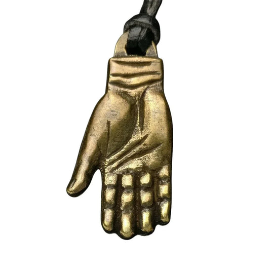 Glückshand aus Bronze Anhänger Schmuck