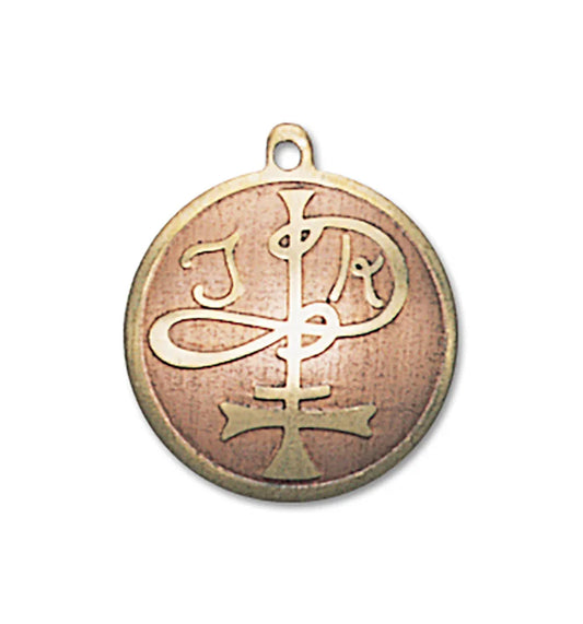 Messing-Kupfer Amulett Anhänger Schmuck 27x24mm