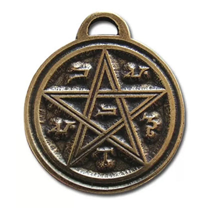 Venus Pentagramm Anhänger Schmuck - Fünfstern - 25x30mm mit Halsband