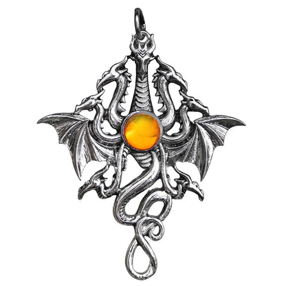 Hydra von Lerna Anhänger Briar mystischer Schmuck Fabelwesen Kette Schmuckbeutel