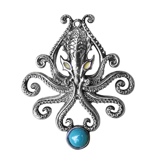 Der Kraken Anhänger Briar mystischer Schmuck Fabelwesen mit Kette Schmuckbeutel