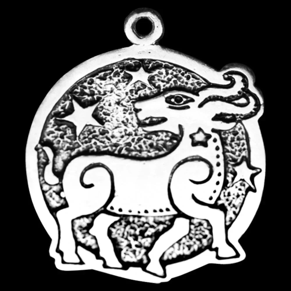 Sidellu Gwynder Keltische Sternzeichen Anhänger versilbert Kette 1. Jan - 22. Jan