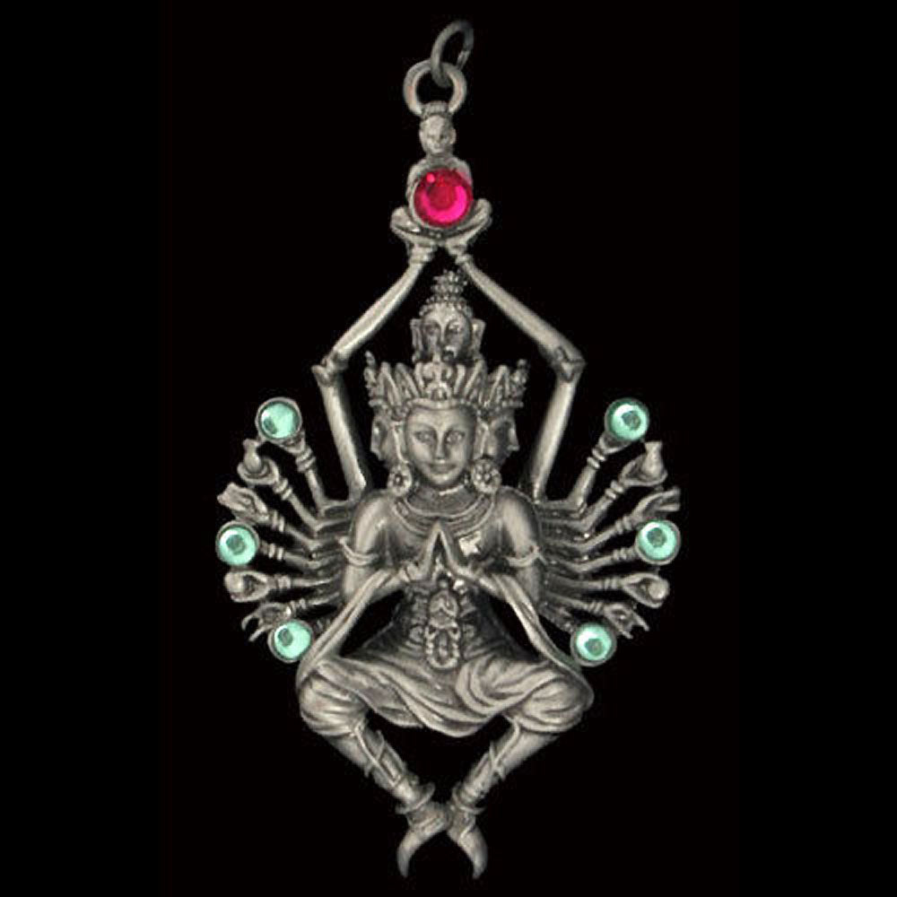 Gesegnete Umarmung Anhänger Schmuck Avolokiteshvara Buddha 45x25mm